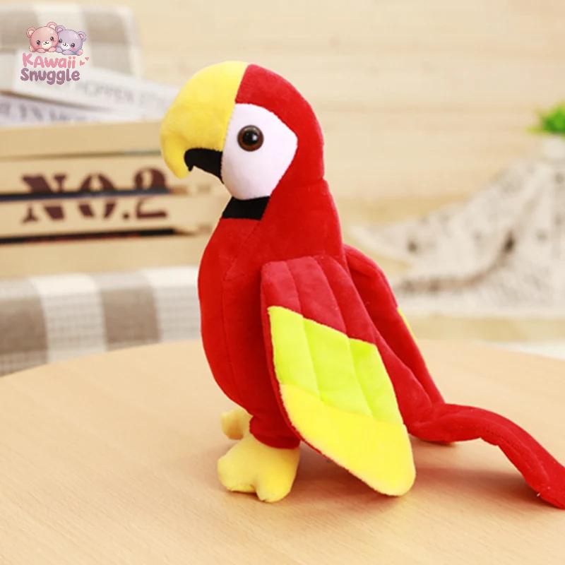 Lifelike Rio Macaw Parrot Plush Toy Kawaii Snuggle