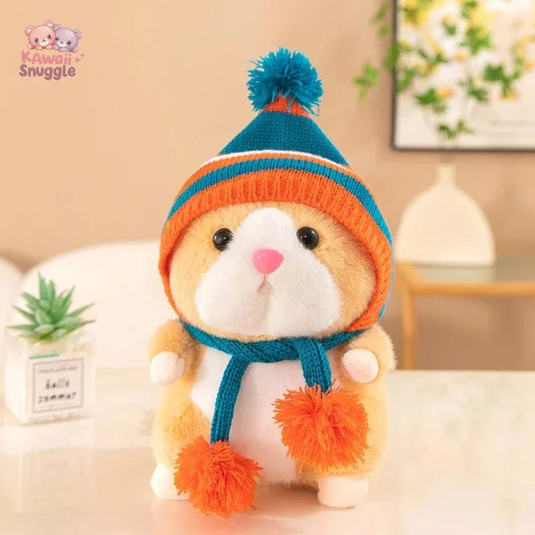 Cute Hamster Wear Hat Plush Toys