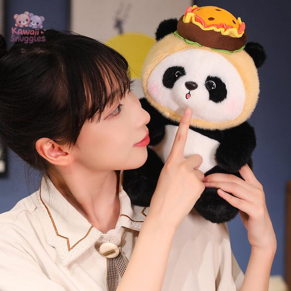Foodie Panda Plush – The Cutest Snack-Loving Buddy!