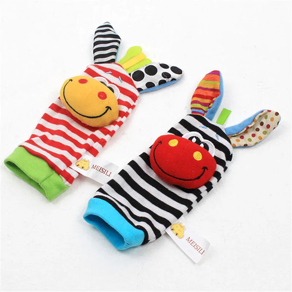 Baby Foot Toys with Rattles: The Sweetest Steps to Smiles and Sensory Fun