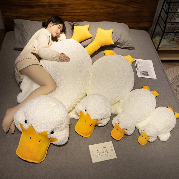 Big Stuffed Animal Duck Plush Toys Soft Pillow Mat