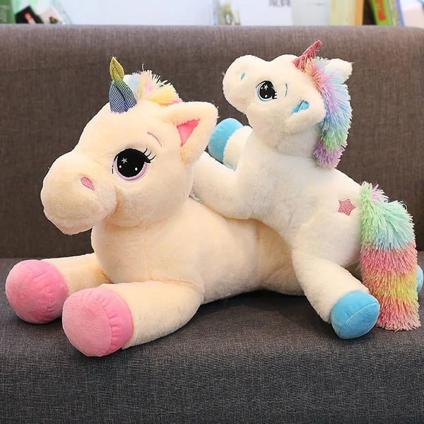 Giant Rainbow Unicorn Plush Toy Cartoon Cute Stuffed Animal Unicorn Doll