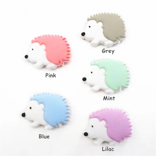Chengkai Silicone Hedgehog Teether Beads – Where Teething Meets Kawaii Magic