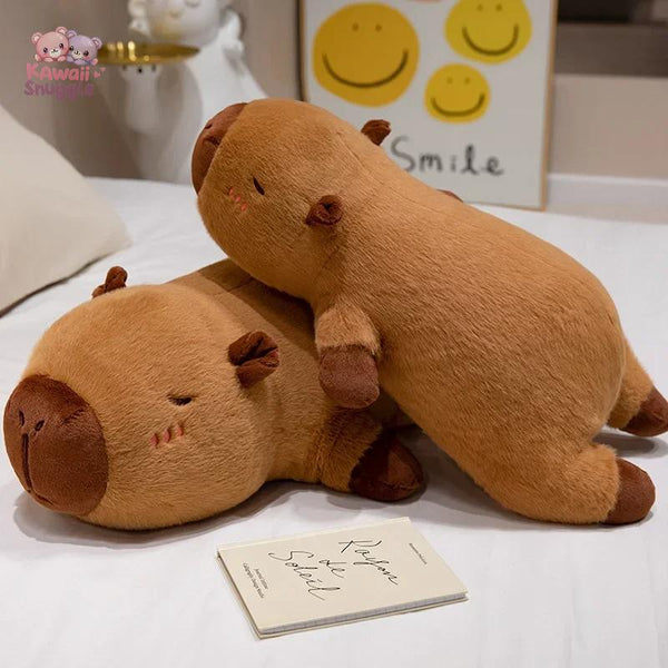 Cute Capybara Plush Toy – The Ultimate Snuggly Sleep Pillow!