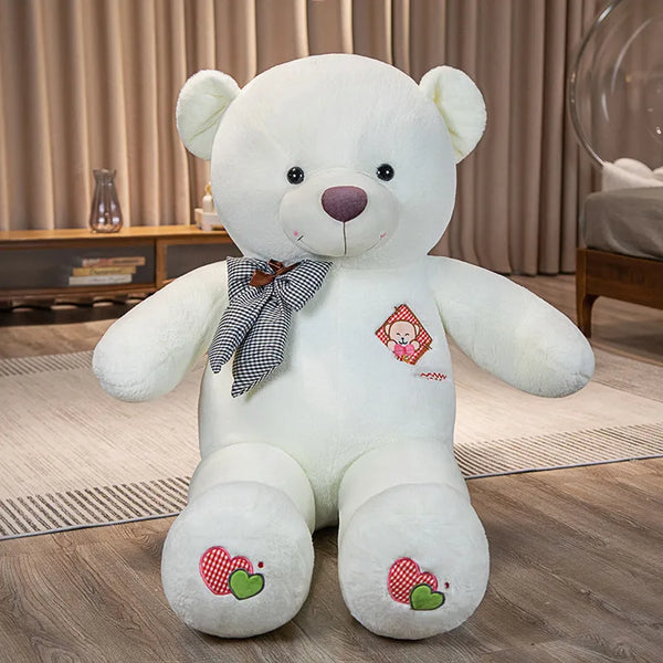 60-80cm Kawaii Star Moon Teddy Bear Plush Toy Giant Stuffed Animals Birthday Valentines Day Gift Soft Pillow Dolls Grilfriend