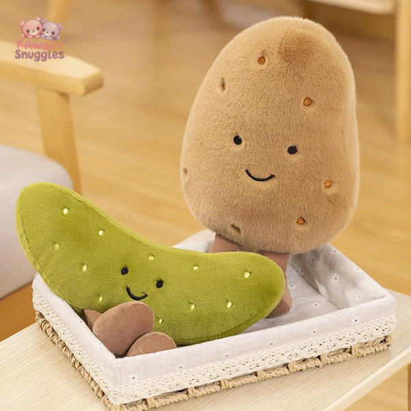 Creative Cartoon Little Potato and Cucumber Plush Toy