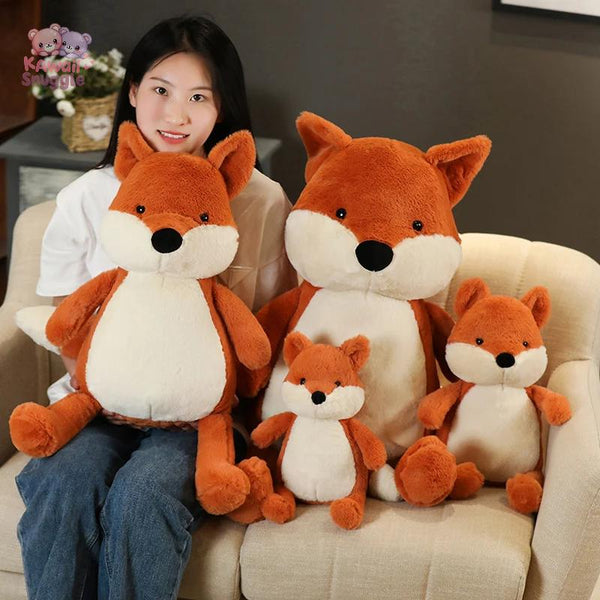 Charming Fluffy Fox Plush Toy