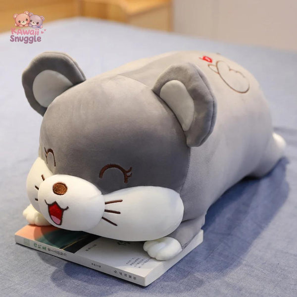 Pig Hamster Plush Pillow With Soft Blanket