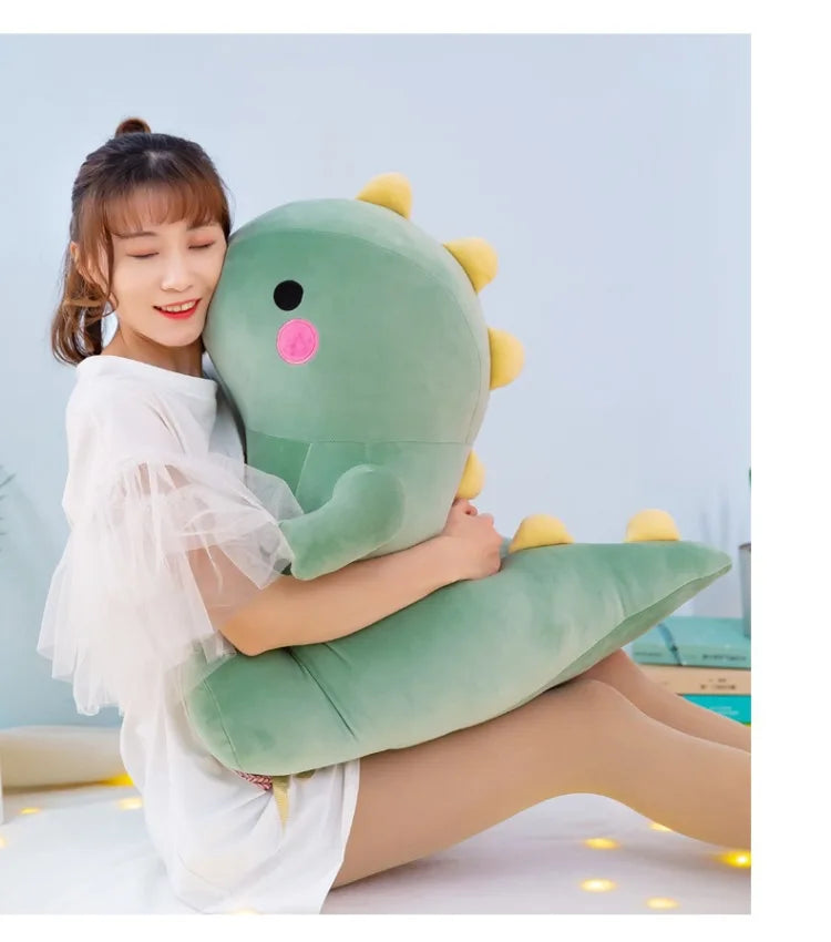 Baby Hug Doll Kawaii Dinosaur Plush Doll Cartoon Stuffed Animal Dino Toy