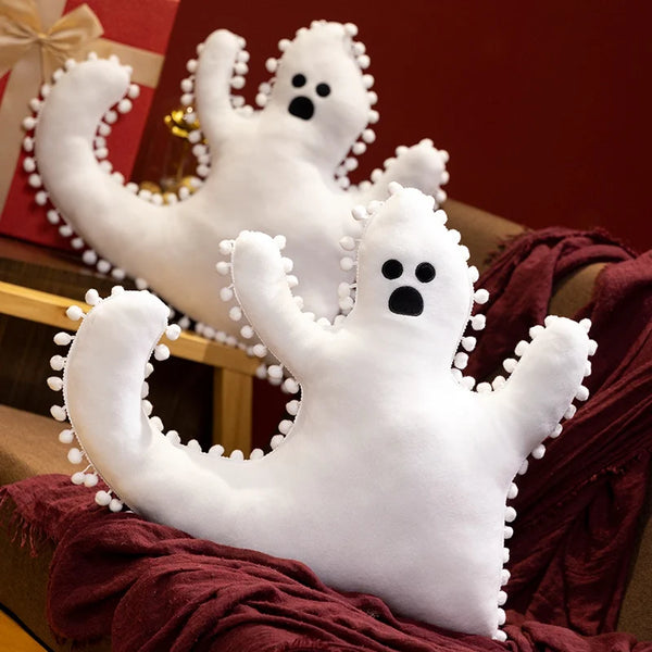Cute Halloween Ghost Pillow Plush – Soft Decorative Toy Gift
