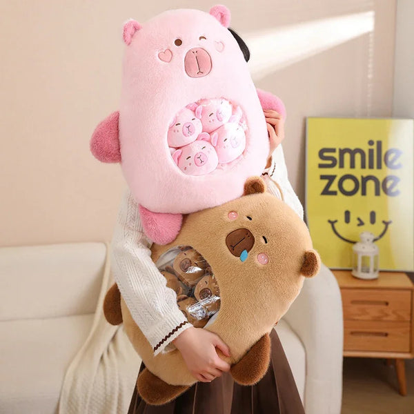 Kawaii Plush Toy for Boy Girl Cute Stuffed Animal Capybara Guinea Pig Anime Home Decor