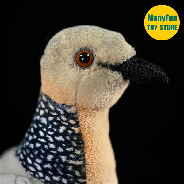Lifelike Spotted Dove Plush Toy A Feathery Friend with a Cozy Touch