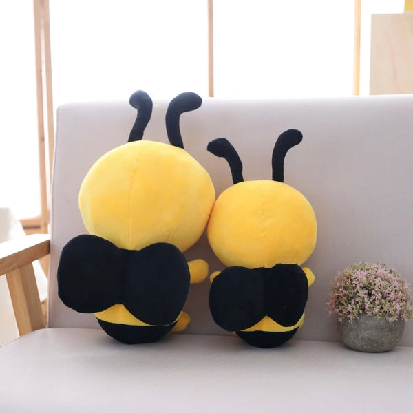 Cute Bee Plush Toy – Winged Stuffed Animal for Kids and Decor