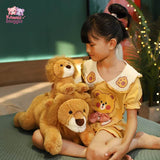 Lion Animal Stuffed Plush Toy – A Majestic Cuddle Companion! Kawaii Snuggle