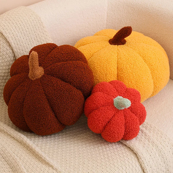 20~35cm Kawaii Nordic Halloween Soft Pumpkin Plush Toys Lovely Stuffed Plant Bedroom Decoration Dolls Soothing Pillow for Kids