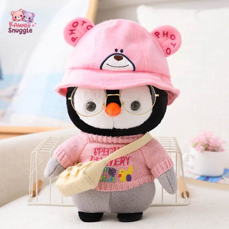 Cartoon Cute Dress Up Penguin Plush Toy