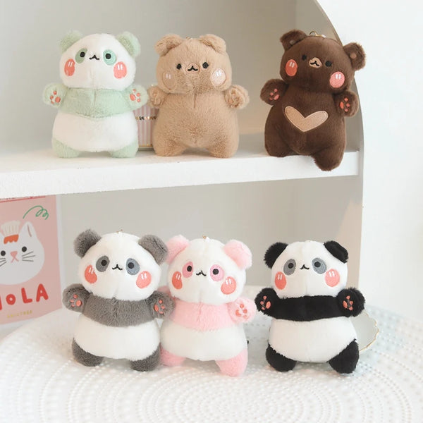 Kawaii Magic Starry Wings Sheep Plushie Keychain – Small Animal Pendant Plush for Bags & Gifts