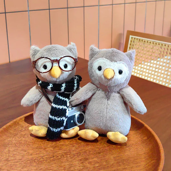 Kawaii Funny Cartoon Owl Plush Doll Animal Owl Plush Toy