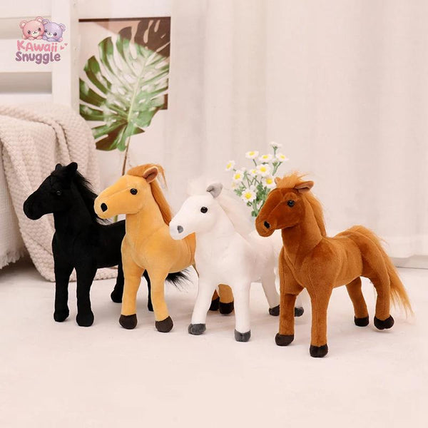 Kawaii Adorable Simulation Horse Stuffed Animal Plush Dolls