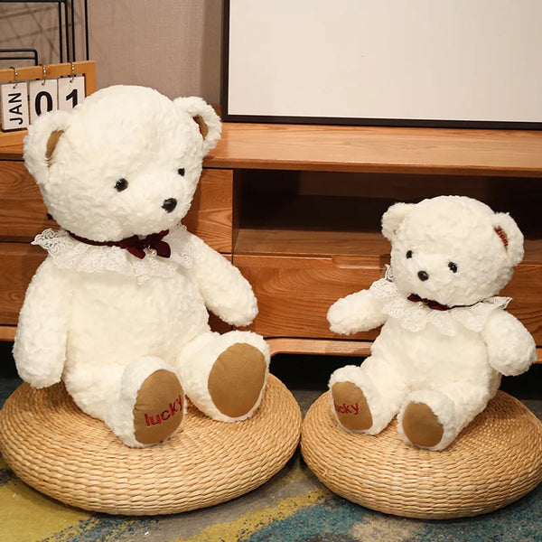 Kawaii Pure White Teddy Bear – The Bear Hug Every Girl Dreams Of