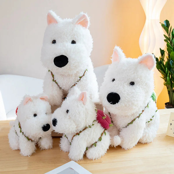 Creative West Highland White Terrier Plush Anime Dog Toys