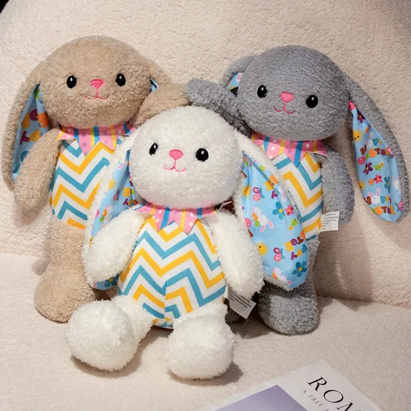 Fluffy Bunny Plush Toy Soft Stuffed Rabbit Doll Cute Baby Sleep Appease Pillow