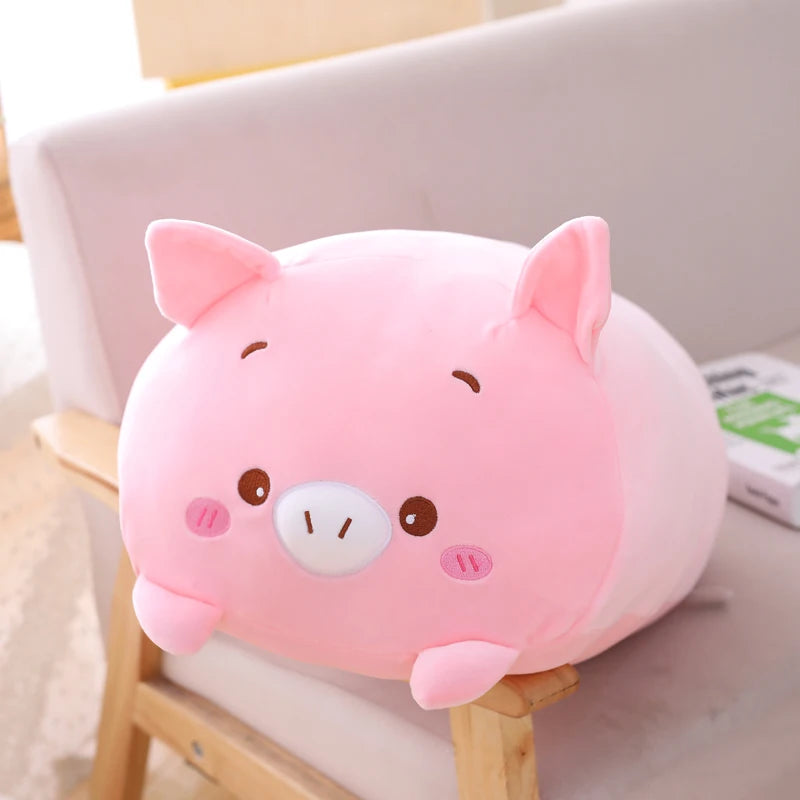 9 Styles Squishy Animal Cats Hamster Elephant Plush Toy Pillow Soft Cartoon Panda Piggy Bear Dinosaur Stuffed Doll Kawaii Gift