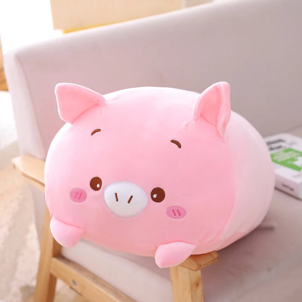 9 Styles Squishy Animal Cats Hamster Elephant Plush Toy Pillow Soft Cartoon Panda Piggy Bear Dinosaur Stuffed Doll Kawaii Gift