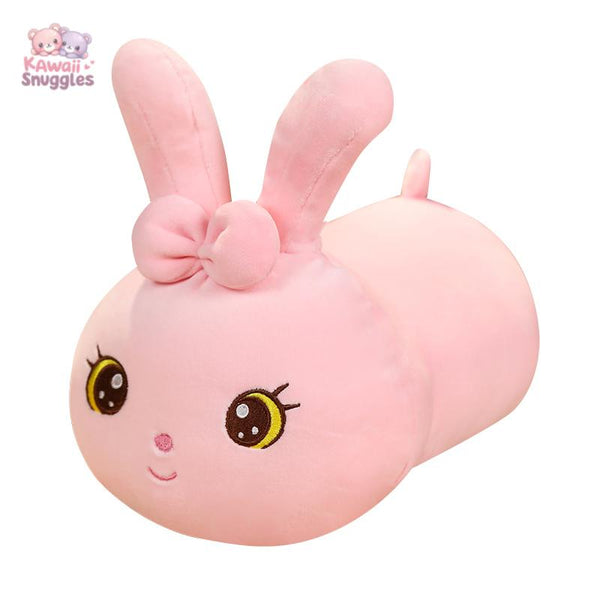 Kawaii Cartoon Rabbit Plush Pillow – The Softest Sleep Companion