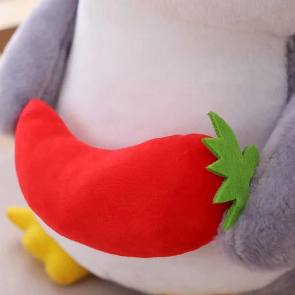Creative Cudding Fruit Penguin Plush Stuffed Toys Cute Couple Penguin Plush