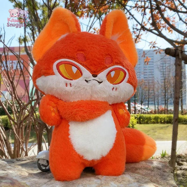 Kawaii Emotion Wolf Plush – Your Fiercely Adorable Companion!