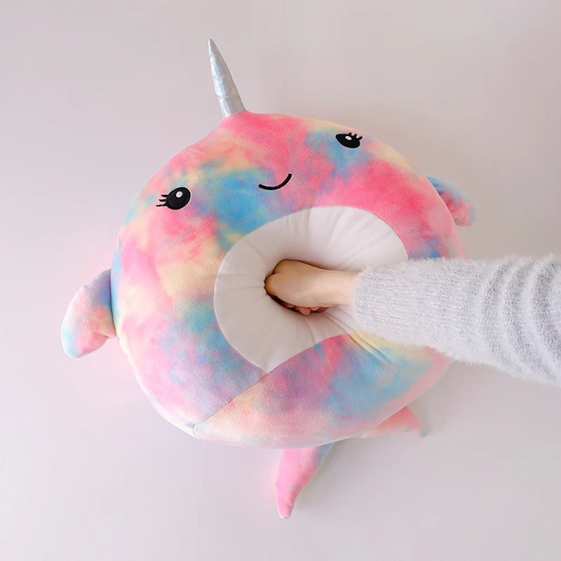 Kawaii Magic Unicorn Whale Plush Pillow A Dreamy Hug for Every Nap