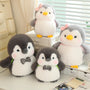 Lovely Hairy Penguin Plush Toy – Soft Stuffed Cartoon Penguin for Kids and Room Decor