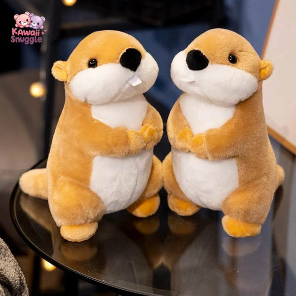 Cute Cartoon Otter Plush – A Tiny Bundle of Joy!