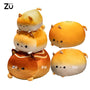 Kawaii Bread Cat Plush Pillow – Cute Toast Stuffed Toy Gift