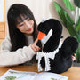 Princess Crown Black Swan Plush Toy Lace bow Swan Couple Queen