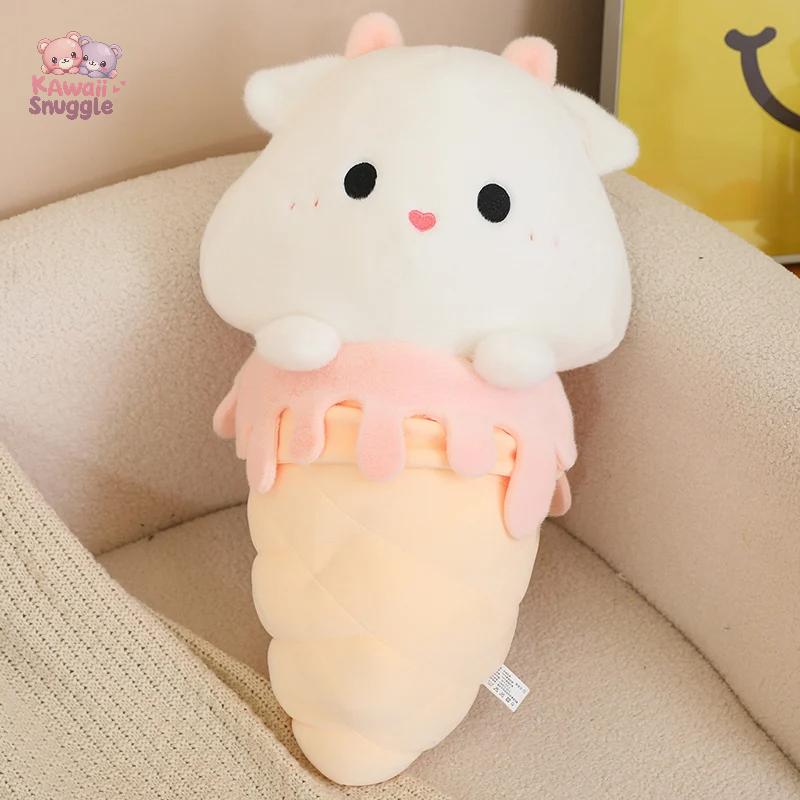 Ice Cream Plush Pillow – A Scoop of Sweet Comfort