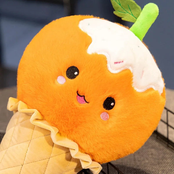 Cartoon Ice cream Plush Toy Stuffed Food Snack ice-cream Cone Pillow Cushion