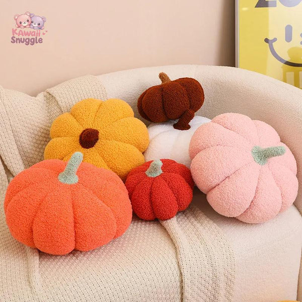 Nordic Halloween Soft Pumpkin Plush – A Cozy Autumn Companion Kawaii Snuggle