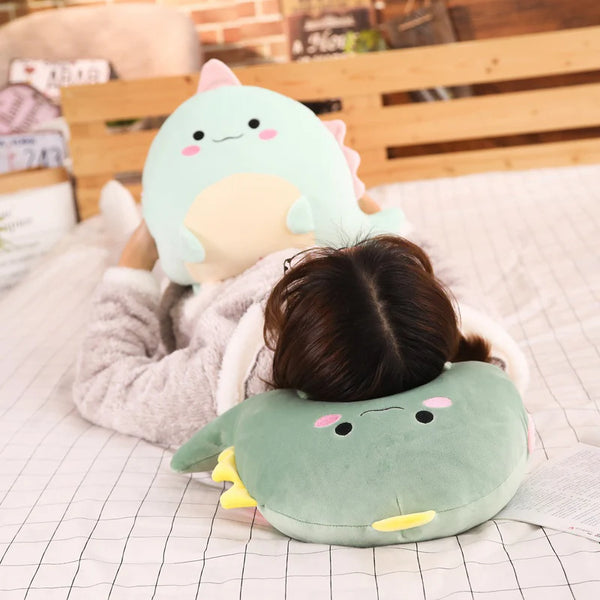 Squishy Cartoon Animals Plush Round Ball Shaped Hand Warmer Warm