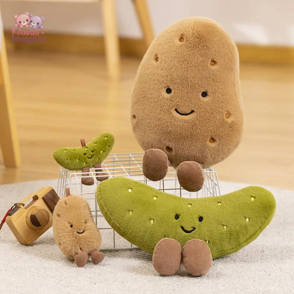 Creative Cartoon Little Potato and Cucumber Plush Toy