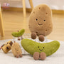Creative Cartoon Little Potato and Cucumber Plush Toy