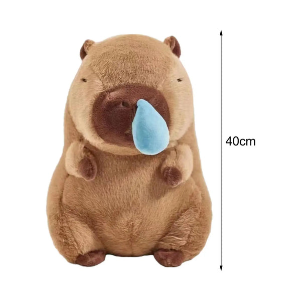 Capybara Toy with Pullable Snot Bubbles Unique Soft Cartoon