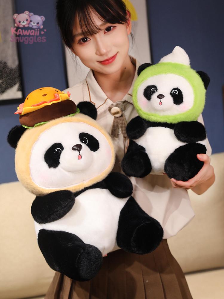 Foodie Panda Plush – The Cutest Snack-Loving Buddy!