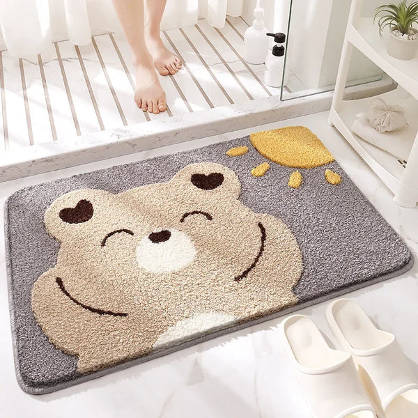 Bring a Splash of Cuteness to Your Bathroom Floor