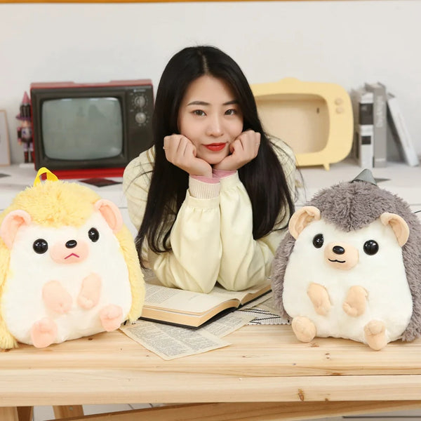 Cute Plush Hedgehog Backpack – Your Kawaii Companion For School and Play