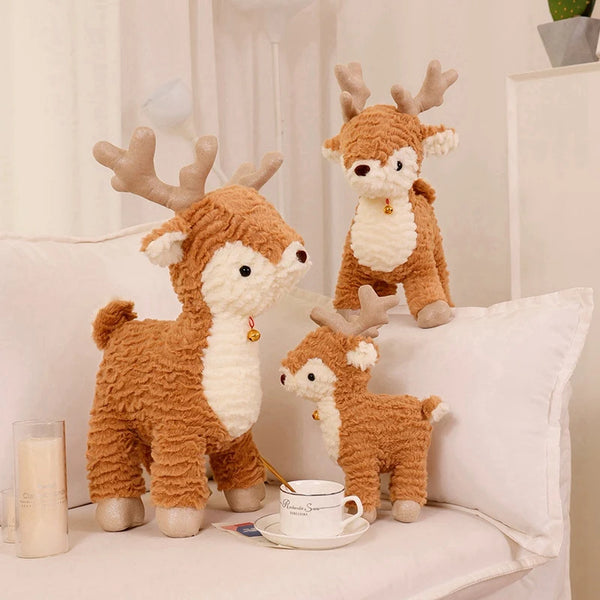 Christmas Tree Plush Toys Cute Plush Pillow Moose Deer Dolls