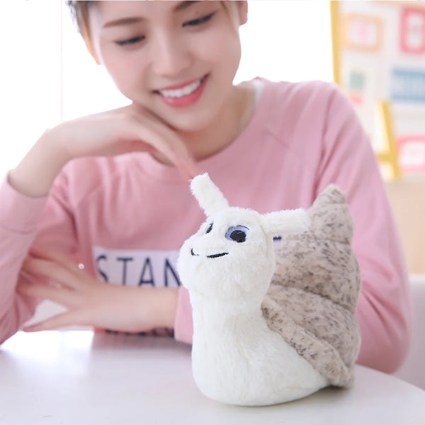 Cute sea snail plush toy stuffed doll cartoon animal toy