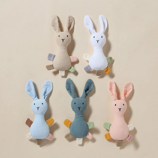 New Stuffed Bunny Doll Baby Rattle – A Gentle Friend for Every Coo and Giggle