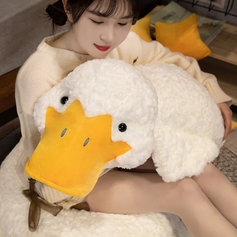 Big Stuffed Animal Duck Plush Toys Soft Pillow Mat